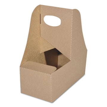 SCT® 4-corner Pop-up Food And Drink Tray, 8.63 X 5.5 X 2.25, Brown, 500-carton freeshipping - TVN Wholesale